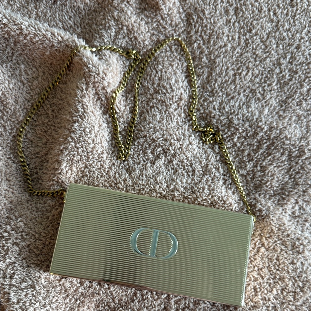 Dior Metallic Gold Clutch
